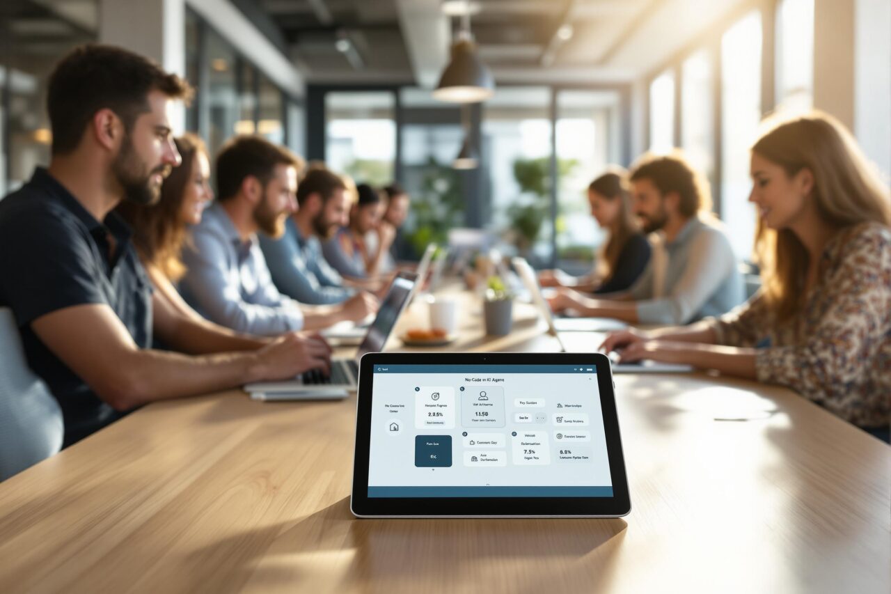 No-Code KI-Agentenplattform: Wie Unternehmen ohne IT-Abteilung KI-Potenziale heben