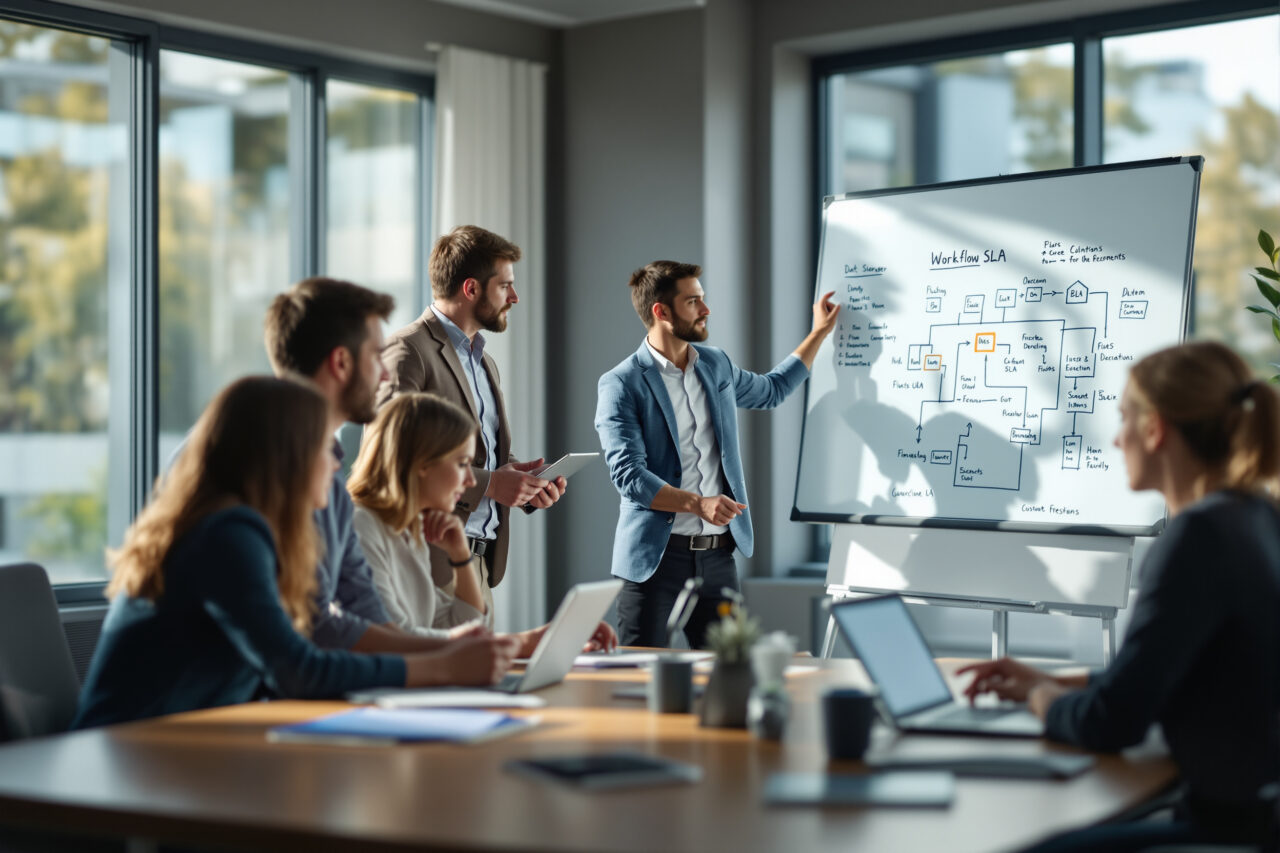 Prozess-SLAs in Workflows steuern: Mit No-Code zur Effizienzsteigerung um 90 %