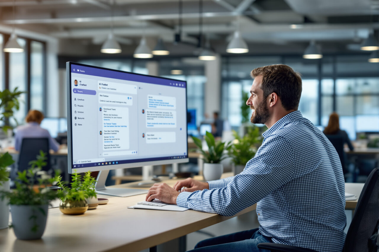 KI-Chatbot in Microsoft Teams: Mitarbeiter-Support ohne Code automatisieren