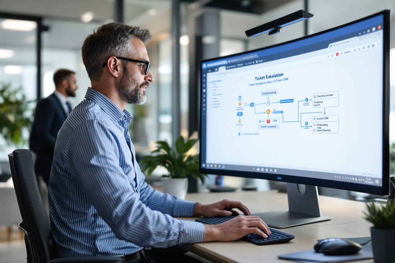 Ticket-Eskalation automatisieren: Wie No-Code die Brücke zwischen Chatbot und CRM schlägt