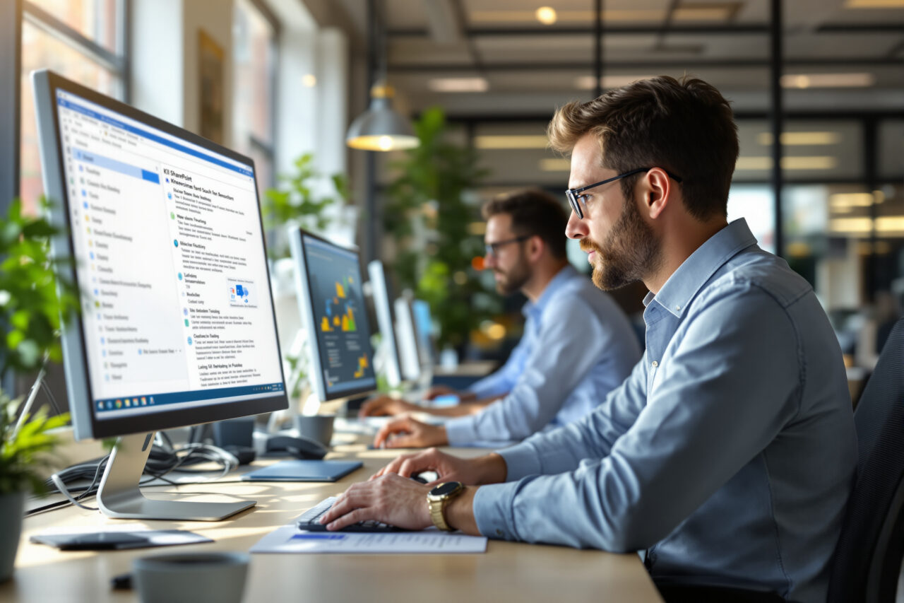 SharePoint KI: Unternehmenswissen in 2 Wochen aktivieren statt in 6 Monaten suchen