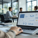 KI-Vertragsprüfung im Büro: Effizienzsteigerung und Risikominimierung durch KI-gestützte Analyse.
