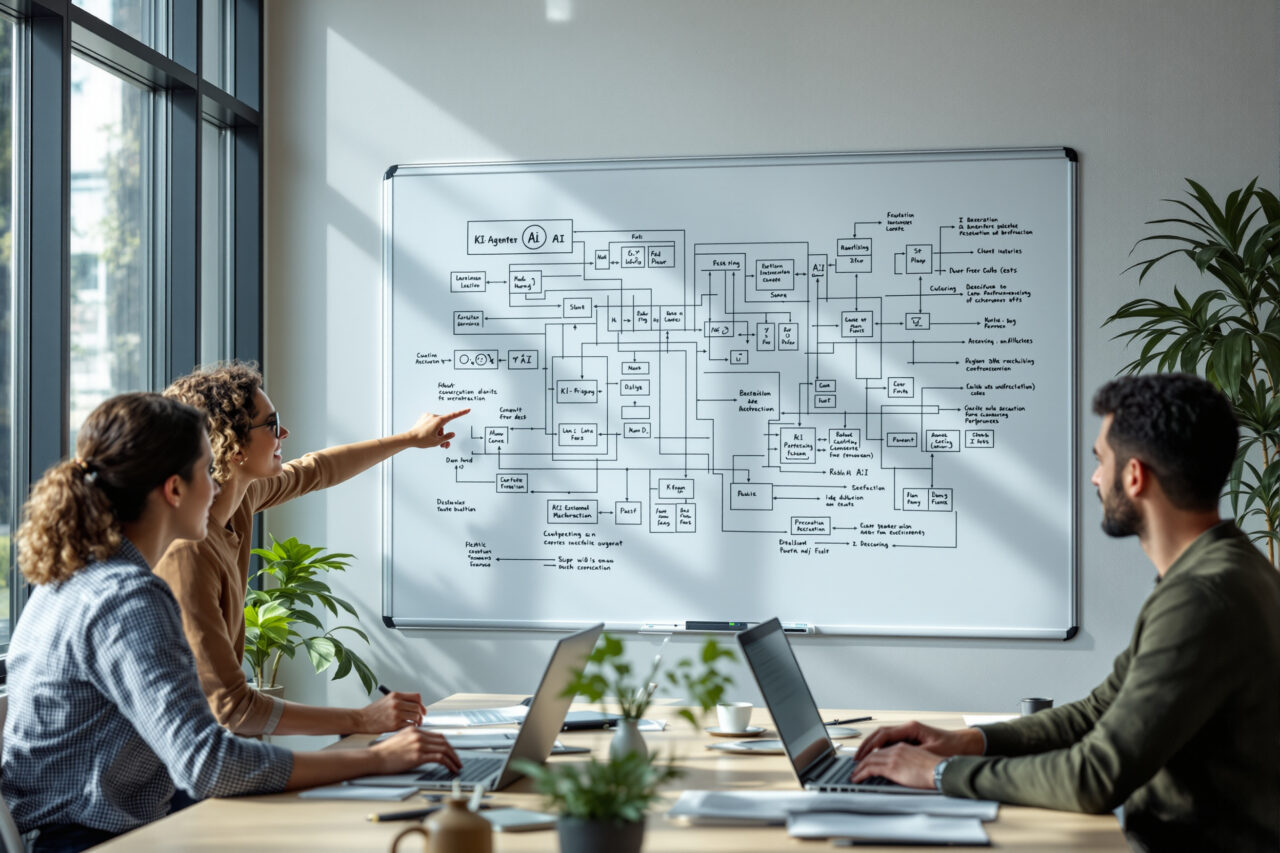 Skalierbare KI-Agenten-Architektur: Wie Großunternehmen mit No-Code 80 % schneller skalieren