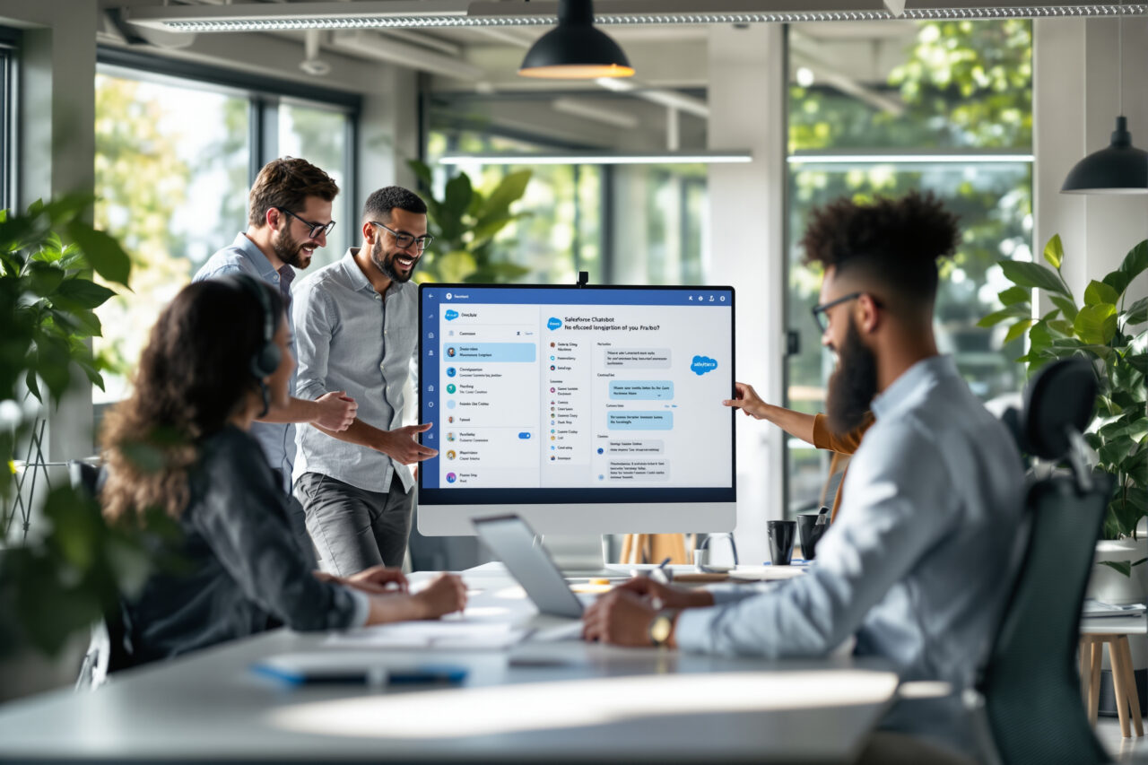Salesforce Chatbot Integration: Wie Sie mit No-Code den Kundenservice in 4 Wochen transformieren
