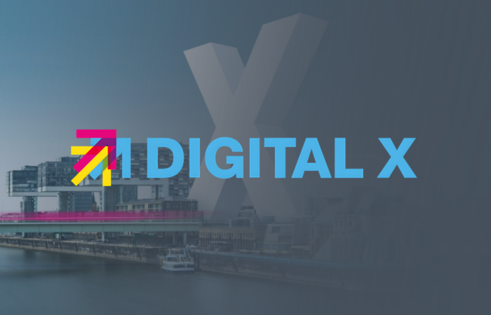 Digital X Eventgrafik mit Logo