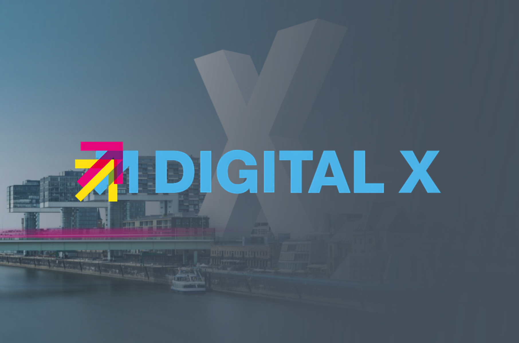 Digital X Eventgrafik mit Logo